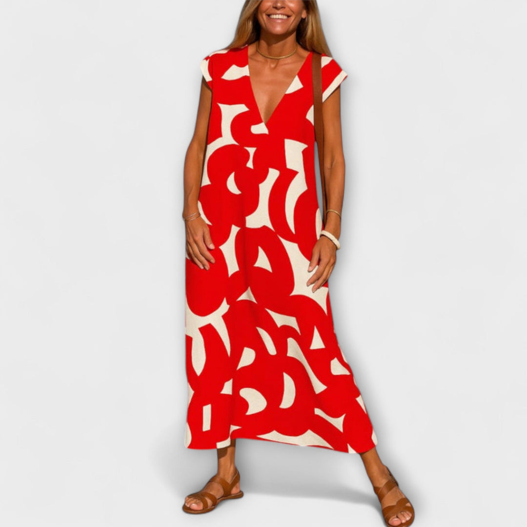 Linae – Lightweight Dress with V-Neck