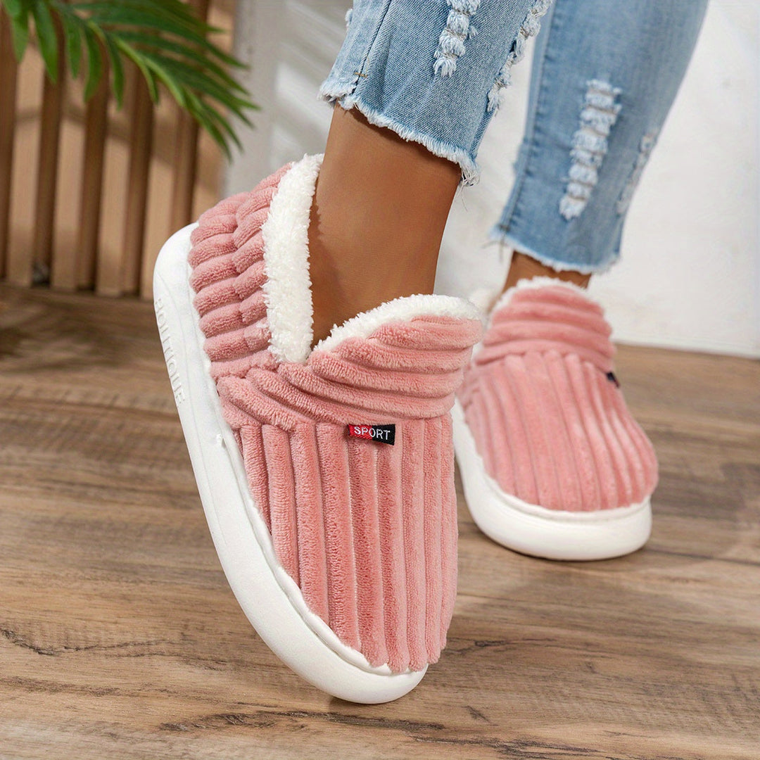 CozyStep Plush House Slippers