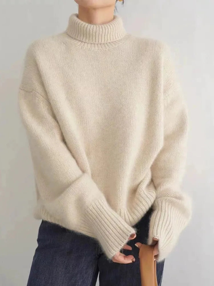 Isabella | Stylish High Neck Sweater