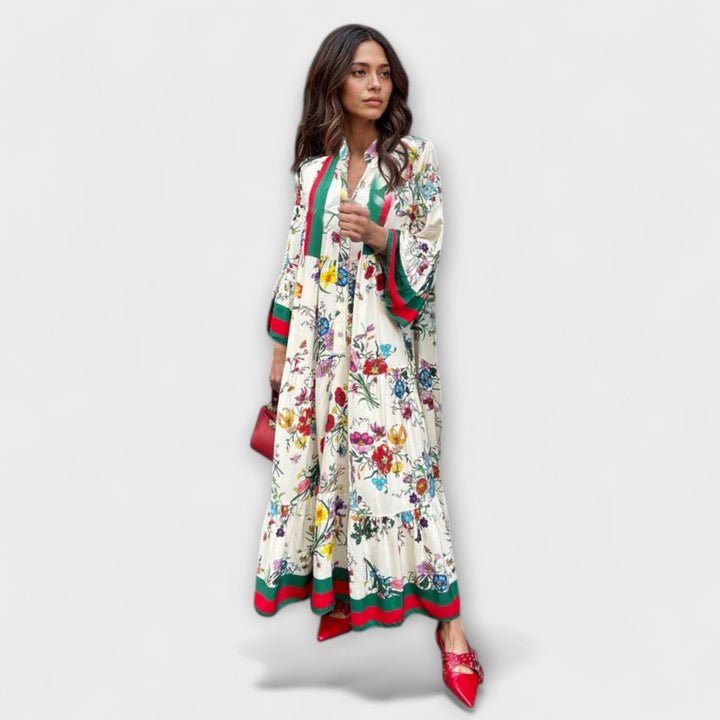 Oriana - Maxi Dress with Floral Print
