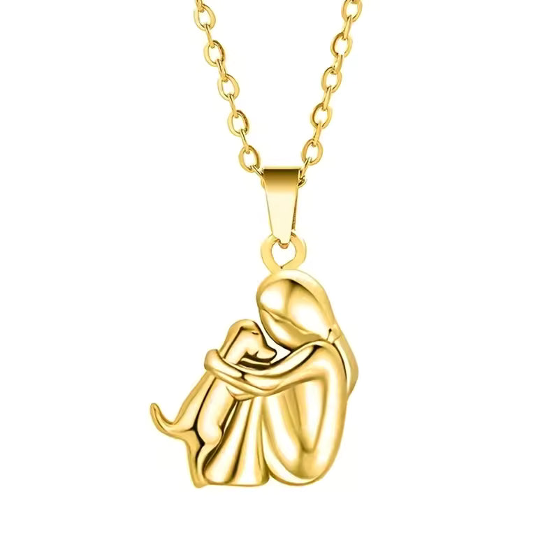Susan & Liam | Dog Embrace Necklace