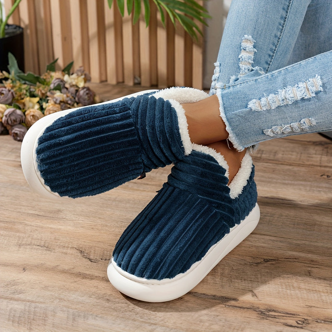 CozyStep Plush House Slippers