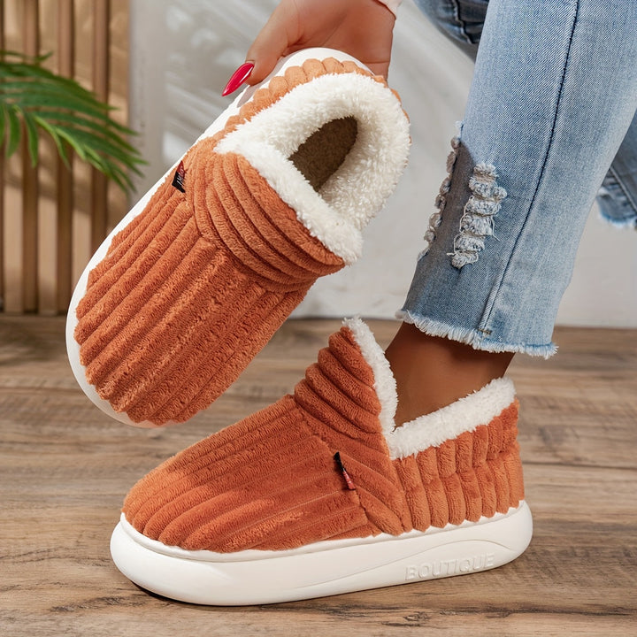 CozyStep Plush House Slippers