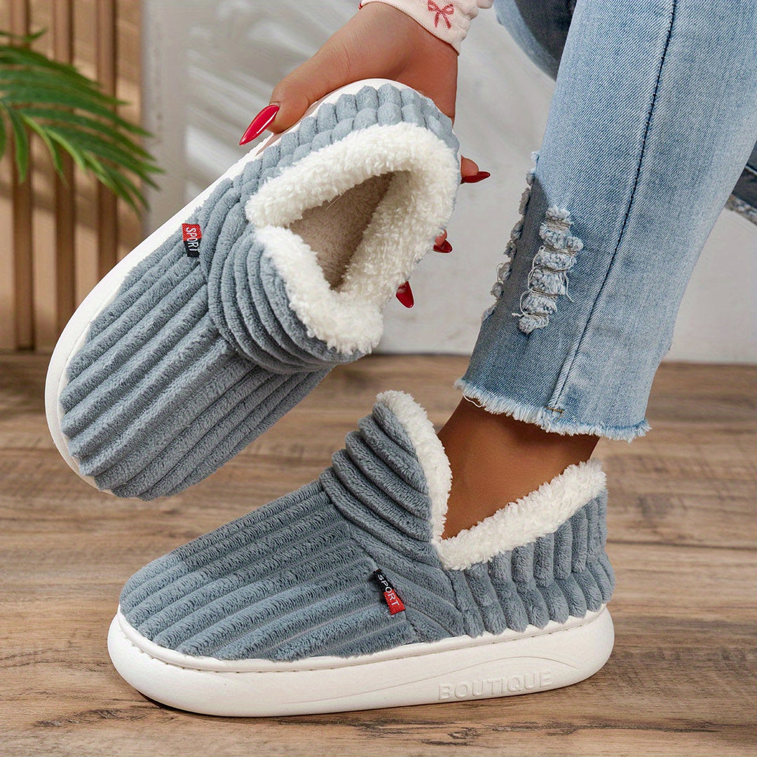 CozyStep Plush House Slippers