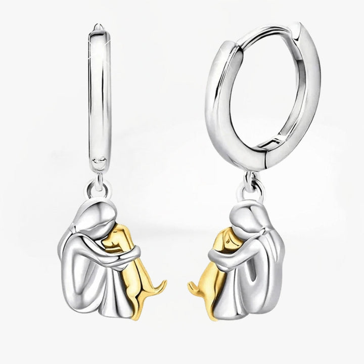Susan & Liam | Dog Embrace Earrings