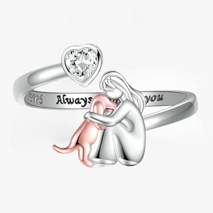 Susan & Liam | Dog Embrace Ring (Rose)